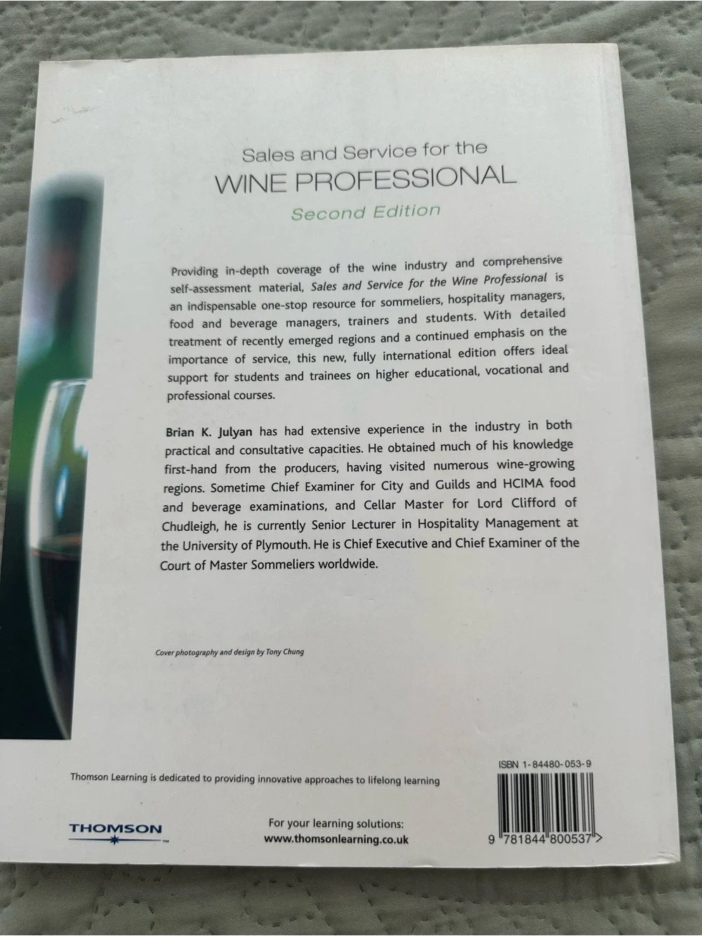 Sales and Service for the Wine Professional 2nd edition
